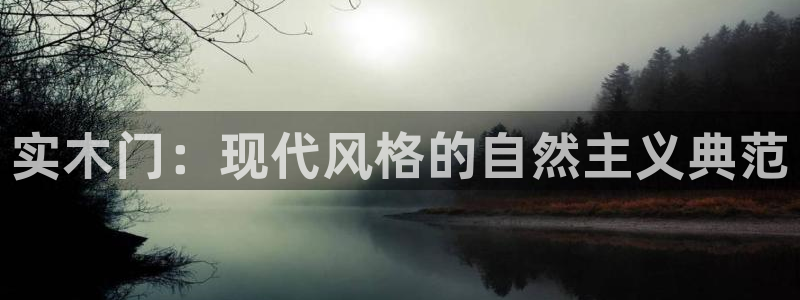 沐鸣2平台怎么样?：实木门：现代风格的自然主义典范