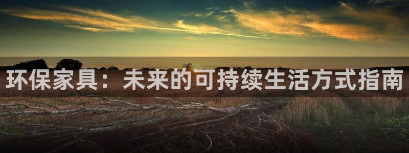 沐鸣23注册：环保家具：未来的可持续生活方式指南